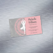 ヨガインストラクター |仲介 |マンダラパターン マグネット名刺 (インサイチュ)