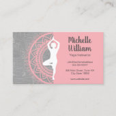 ヨガインストラクター |仲介 |マンダラパターン 名刺 (正面)