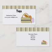 ヨガインストラクター 名刺 (正面/裏面)
