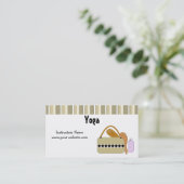 ヨガインストラクター 名刺 (スタンド正面)