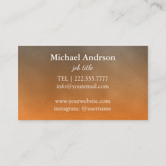 ヨガインストラクター 名刺 (裏面)