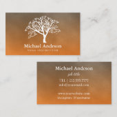 ヨガインストラクター 名刺 (正面/裏面)