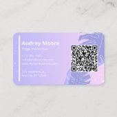 ヨガインストラクター 名刺 (正面)