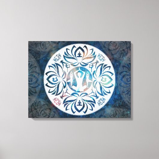 ヨガインスピレーションオンキャンバス キャンバスプリント (正面)