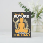 ヨガインスピレーション前向き引用文ナマステスピリチュアル ポストカード (スタンド正面)