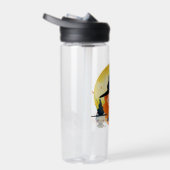 ヨガウィッチとネコの水の色ハロウィーン ウォーターボトル (右面)