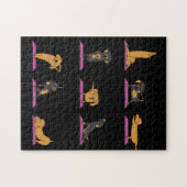 ヨガウィナードグダックスンおもしろいドジグソーパズル ジグソーパズル (横)