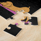 ヨガウィーナードッグダックシュンおもしろいトジグソーパズル ジグソーパズル (側面)