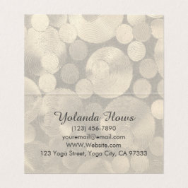 ヨガウォリアーのポーズ 名刺