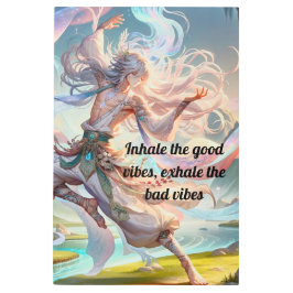 ヨガウォールアート メタルプリント