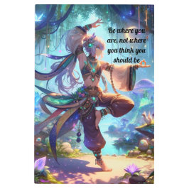 ヨガウォールアート メタルプリント