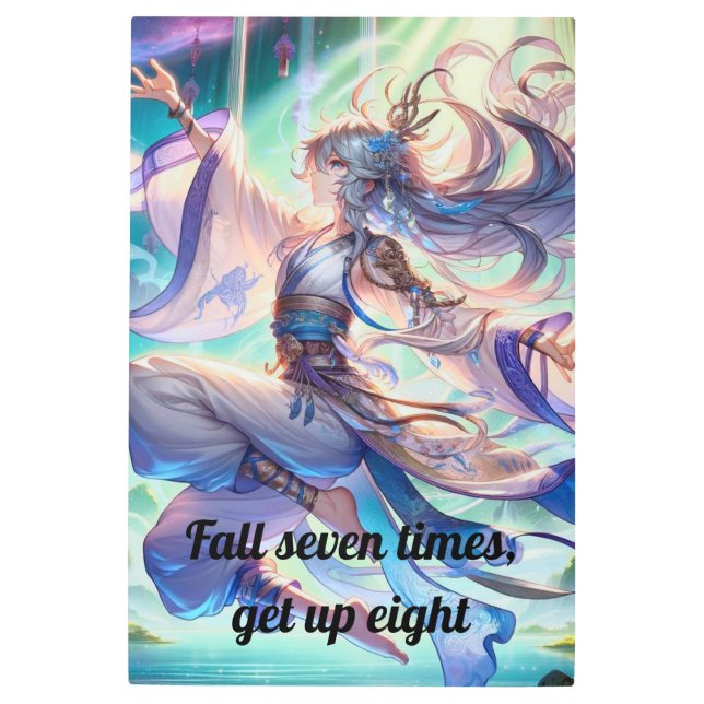 ヨガウォールアート メタルプリント (正面)