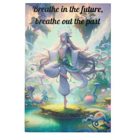 ヨガウォールアート メタルプリント