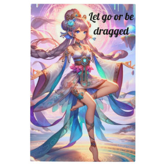 ヨガウォールアート メタルプリント