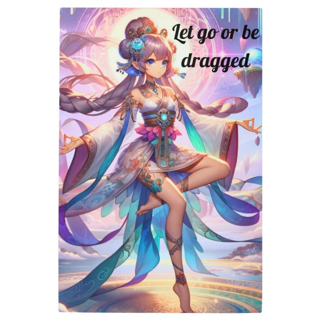 ヨガウォールアート メタルプリント (正面)