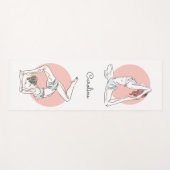 ヨガウマン名前をカスタムするヨガマット ヨガマット (正面(横))