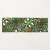 ヨガエクササイズマット（昆虫）オオカバマダラ、モナーク蝶 ヨガマット (正面(横))