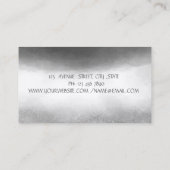 ヨガエレガントインストラクターロータスムーンシルバー 名刺 (裏面)