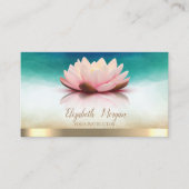 ヨガエレガントインストラクターロータス 名刺 (正面)