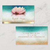 ヨガエレガントインストラクターロータス 名刺 (正面/裏面)