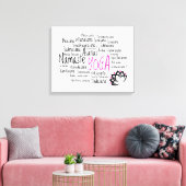 ヨガエレガントデコール キャンバスプリント (インサイチュ (リビング))