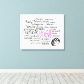 ヨガエレガントデコール キャンバスプリント (インサイチュ (ウッドフロア))