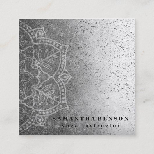 ヨガエレガント スクエア名刺 (正面)