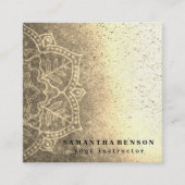 ヨガエレガント スクエア名刺 (正面)