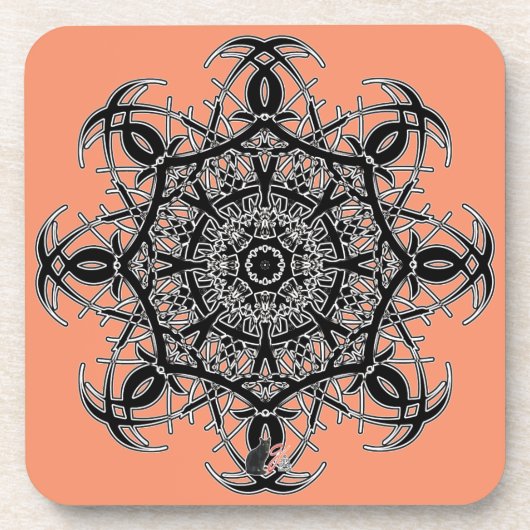 ヨガオクタグリフダスクコースター コースター (正面)