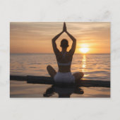 ヨガオンザビーチ ポストカード (正面)
