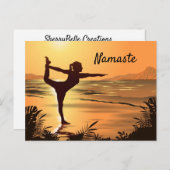 ヨガオンビーチ葉書 ポストカード (正面/裏面)