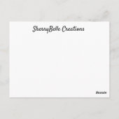 ヨガオンビーチ葉書 ポストカード (裏面)