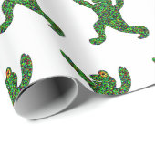 ヨガカエルの戦士ポーズ ラッピングペーパー (ロールコーナー)