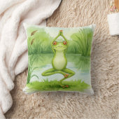 ヨガカエル枕 クッション (ブランケット)