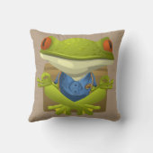 ヨガカエル枕 クッション (裏面)