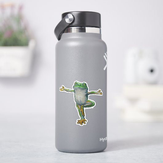 ヨガカエル シール (HydroFlask)