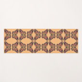 ヨガカスタムマット（昆虫）オオカバマダラ、モナーク蝶 ヨガマット (正面(横))