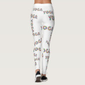 ヨガカラフルウィメンズトレーニング歩くレギンス レギンス (裏面)