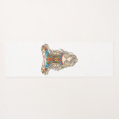 ヨガカラフルガールフィットネスマット ヨガマット (裏面(横))