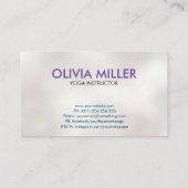 ヨガカラフルワードアート 名刺 (裏面)