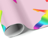 ヨガカラフル位置 ラッピングペーパー (ロールコーナー)