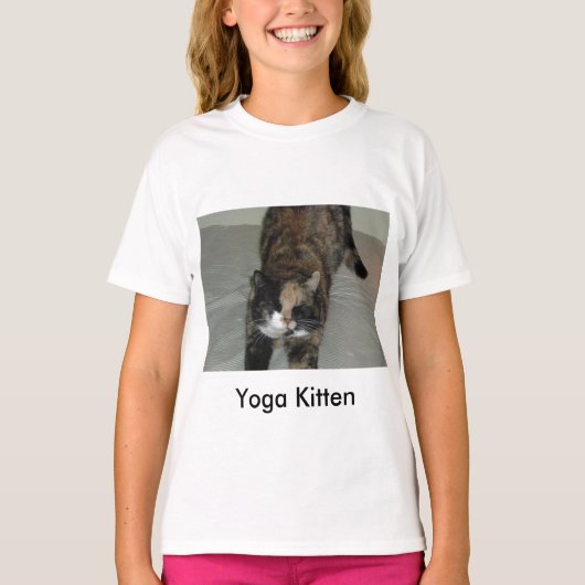 ヨガカリコキャット Tシャツ (正面)