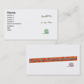 ヨガカードとしてニット 名刺 (正面/裏面)