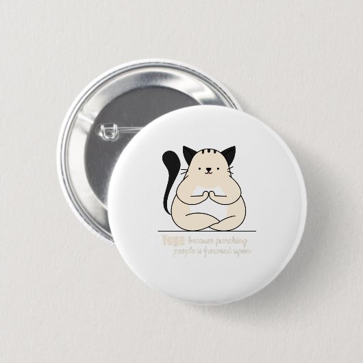 ヨガカ 缶バッジ (正面&裏面)