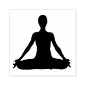 ヨガガガールポーズゴム切手 ラバースタンプ (インプリント)