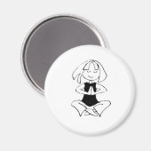 ヨガガガール – ナマステ マグネット (正面/裏面)