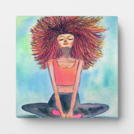 ヨガガールセレニティアート フォトプラーク