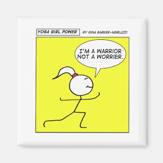 ヨガガールパワー マグネット (正面)
