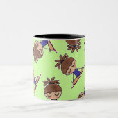 ヨガガール ツートーンマグカップ (中央)