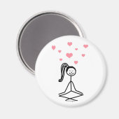 ヨガガール マグネット (正面/裏面)